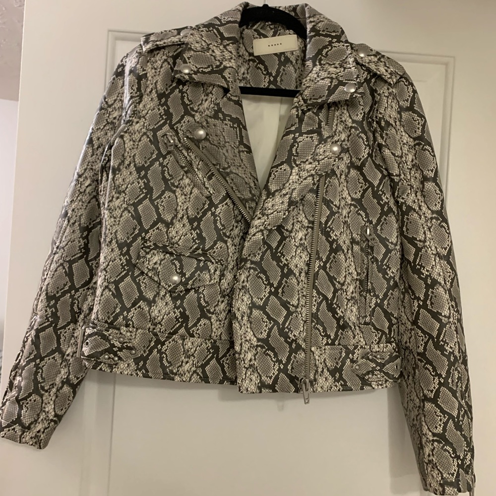 BlankNYC faux leather moto jacket